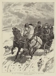 Een Oude Winter, sleetje rijden in het Noorden